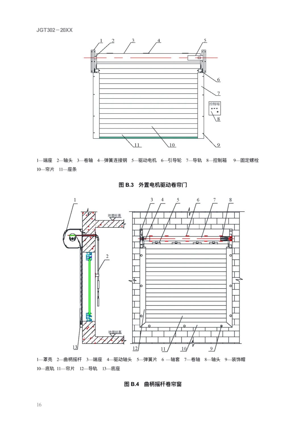 JG/T302-2022 《卷簾門窗》建筑工業(yè)行業(yè)產(chǎn)品標(biāo)準(zhǔn)