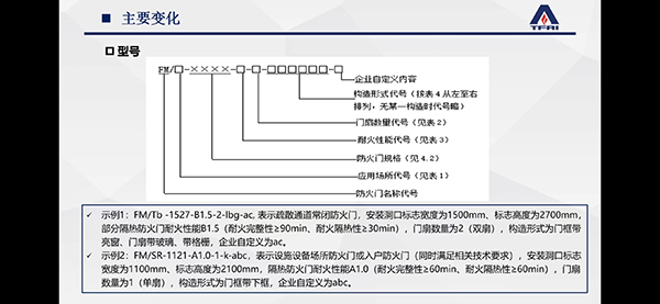 簡述防火門新標(biāo)準(zhǔn)修訂變化情況